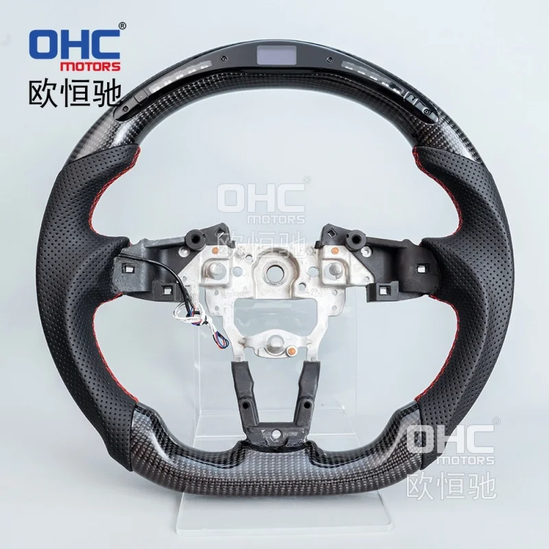 For 16-25 models MX-5/Miata carbon fiber LED smart car steering wheel with modified running lights