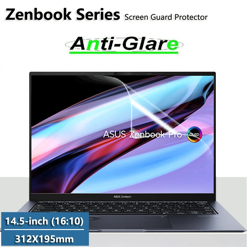 2PCS Anti Glare BlueRay Screen Guard Protector For ASUS Zenbook Pro 14 OLED 2023 UX6404 UX6404V UX6404VI UX6404VV 14.5 inch