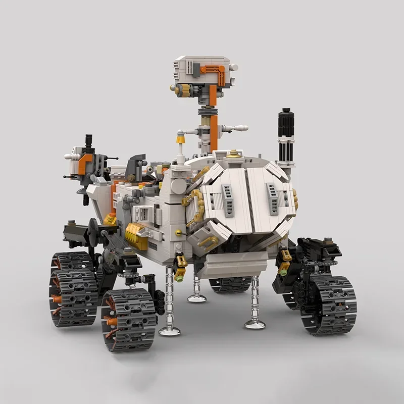 Ruimtemodel Moc Bouwstenen Amerika Doorzettingsvermogen Mars Rover Technologie Modulaire Blokken Geschenken Kerstspeelgoed Diy Sets Assemblage