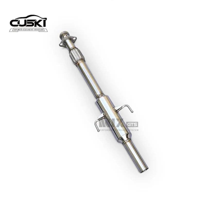 

Pertains to Mazda 6 2.0 2.3 Exhaust middle pipe with resonator Automotive Exhaust Modification Fittings,Increased power