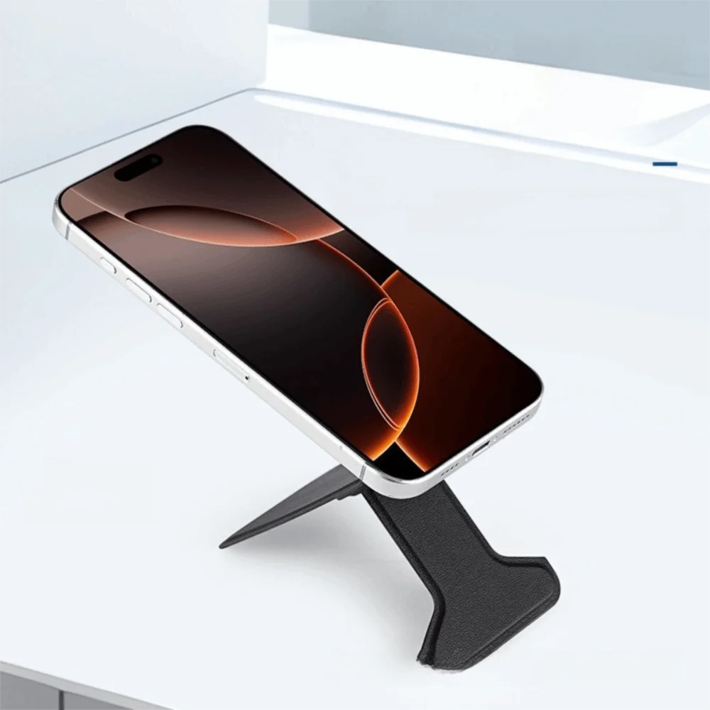 

Magsafe Wallet Phone Card Holder Adjustment Foldable Selfie Stick Tripod Stand Leather for iPhone 16/15/14/13/12 Series