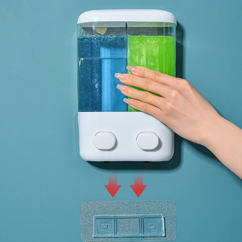 Dispenser pompa sabun cair Manual, Dispenser sabun cair tangan multifungsi tahan air untuk kamar mandi