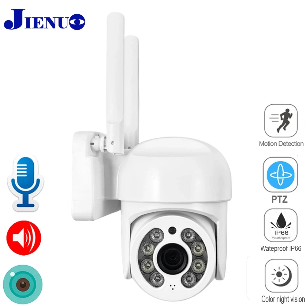 Icsee PTZ WIFI IP Surveillance Camera CCTV Outdoor Audio Zoom Night Full Color Wireless Waterproof Security Auto Tracking Xmeye