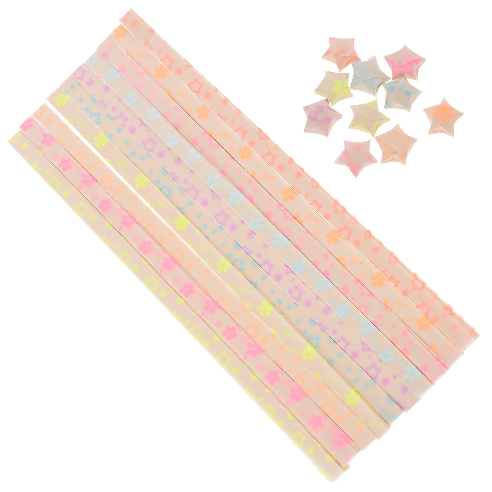 

180pcs Star Paper Strips For Origami Paper Stars Decorative Craft Supplies Holiday Christmas Decorations Colorful Mixed Style