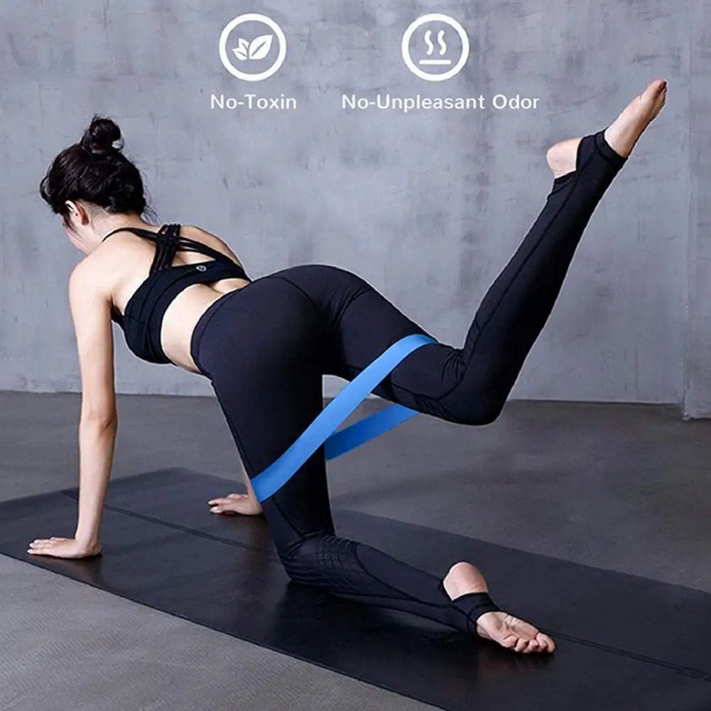 

Body Shaping Fitness Tool Elastic Resistance Band for Glute Building Yoga Workout Equipment for Men Women Stretching for Home