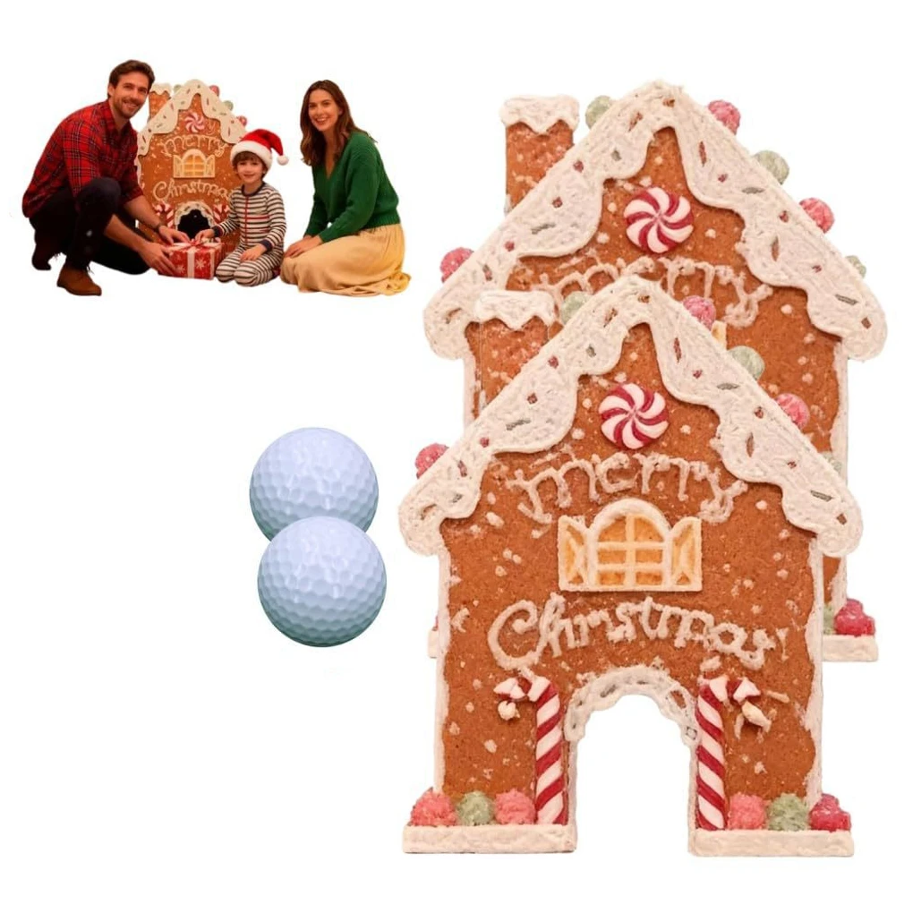 

Набор для мини-гольфа из бумаги для детей и взрослых, праздничный сюрприз на Рождество, игрушечный набор для гольфа, многоразовый