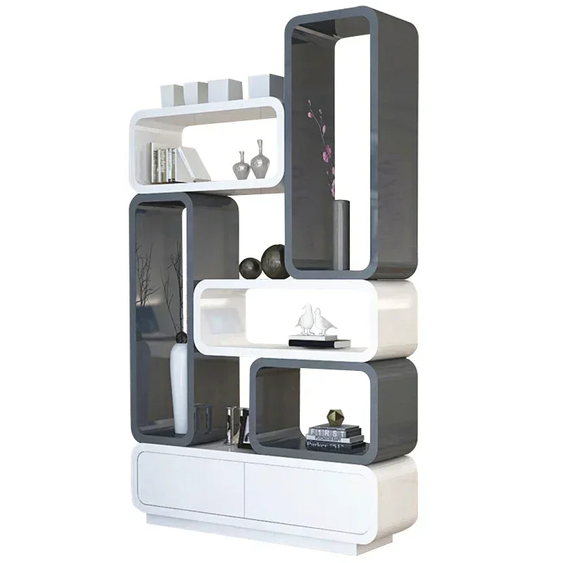 

Advanced minimalist double-sided entrance cabinet, Nordic screen partition, living room decoration rack, wine cabinet