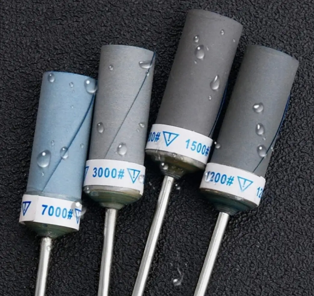 

13Pcs Grit 180 to 3000 grit5000 Sand Paper Bar Sandpaper Rotary Cutter 2.35mm Shank Rod Abrasive Grinder Rotay Tools Accessories