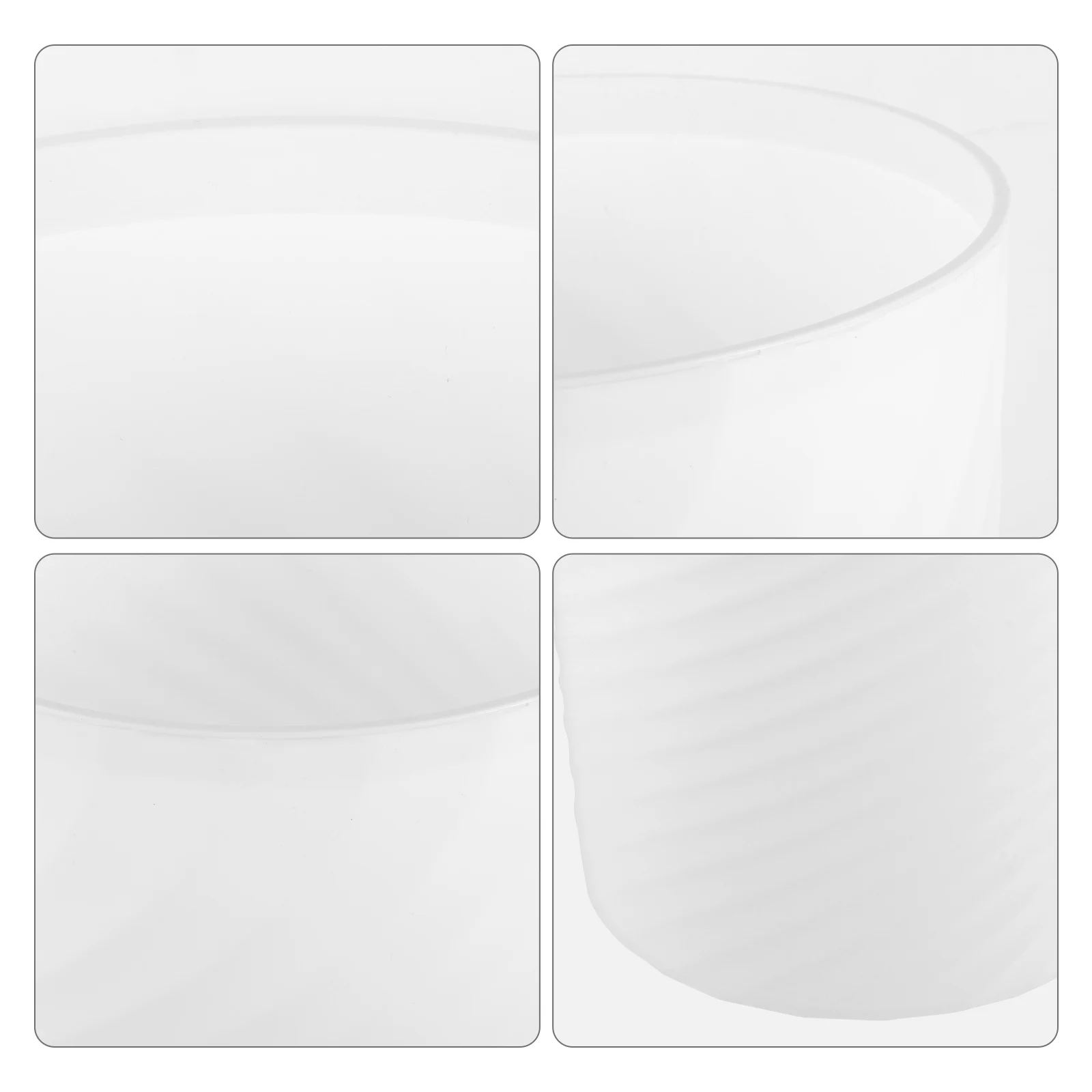 

Simple Style Trash Can Garbage Bucket No Lid Large Capacity Thickened Strong Bearing Household Bin For Bathroom Kitchen Living