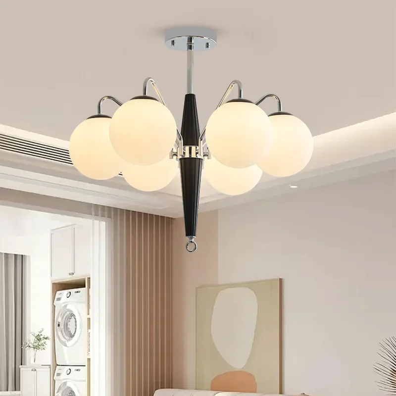

American creative and personalized chandelier magic bean chandelier minimalist living room art decoration chandelier
