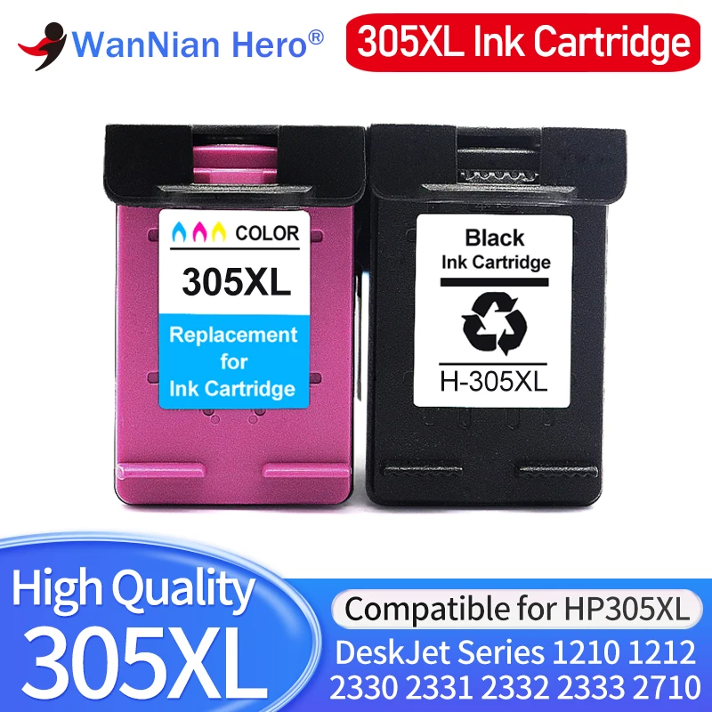 305XL Replacement For HP 305 For HP 305 XL Ink Cartridge For HP DeskJet 2700 2710 2721 2722 4120 4110 4130 1210 6010 Printer