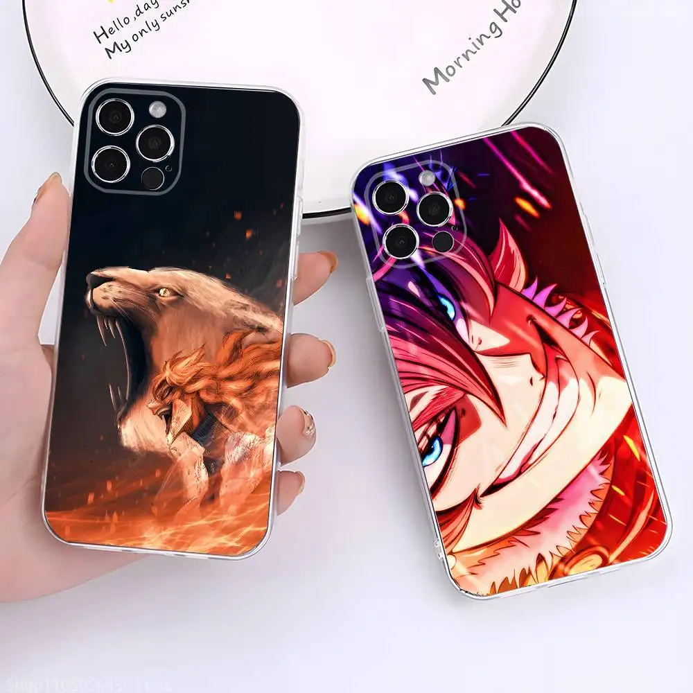 

Black C-Clover Mereoleona Phone Case For iPhone 17,16,15,14,13,12,11 Pro,Max,Plus,X,XS,XR,SE4,E Mini Transparent Soft Cover