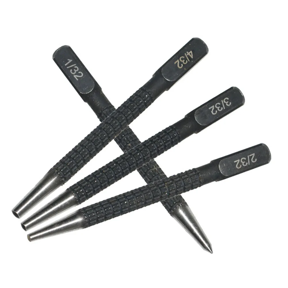 Nail Center Punch Center Punch 1/32 2/32 3/32 4/32 Inch Center Punch Drilling Tools Nail Center Punch Exquisite