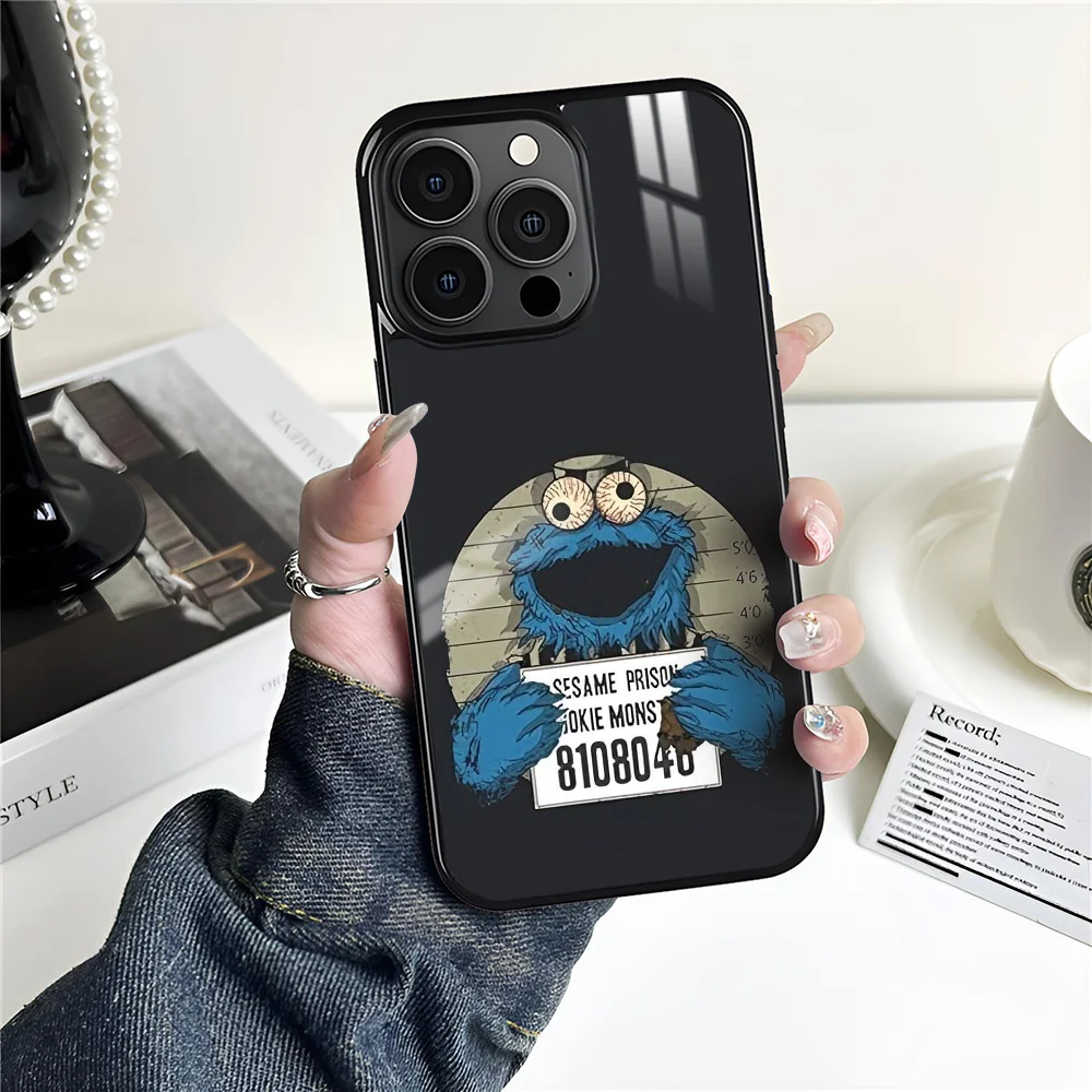 

Funny C-Cookie-M-Monster Phone Case For iPhone 16 15 14 13 12 11 Pro Max Plus Mini Magnetic Magsafe Wireless Charging Cover