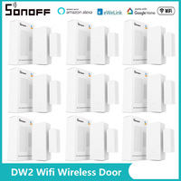 Sonoff DW2 Smart Home Security e-WeLink WiFi Door and Window Alarm Remote Intelligent Linkage WiFi Switch with Alexa Google Home