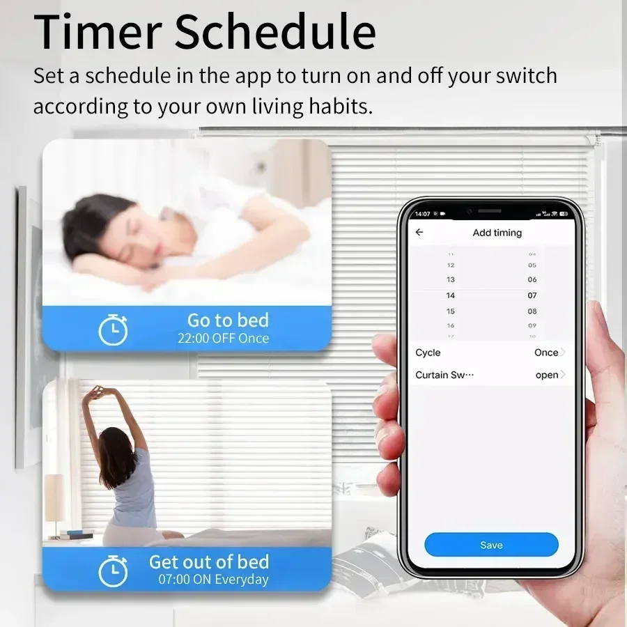 Tuya WiFi ZigBee Curtain Module Relay Blinds Roller Shutter Electric Motor Smart Curtain Switch Alexa Google Home Voice Control
