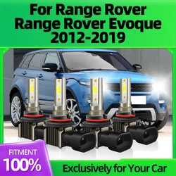 2/4Pcs Led Headlight Bulb Plug-N-Play Auto Lamp Light For Range Rover Range Rover Evoque 2012 2013 2014 2015 2016 2017 2018 2019