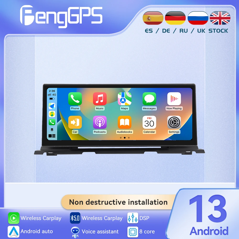 

ID9 12.3" Carplay For BMW 6 Series F06/F12 2010-2017 4pin Android 13 Car GPS Navigation Multimedia Player Auto Stereo Car Radio