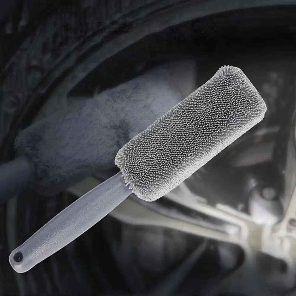 

Tire Brush Practical Strong Water Absorption Effective Car Wheel Hub Washing Brush Vehicle Supplies