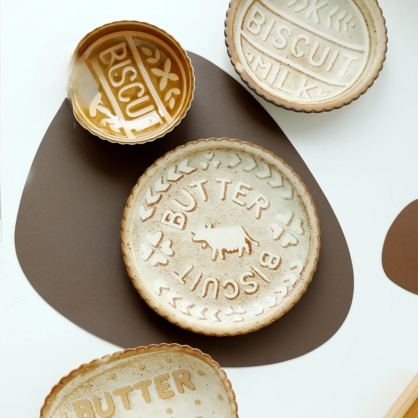 

Original Creative Cookie Plate Dim Sum Plate Pasta Plate Curry Plate Western Dinner Plate Japanese Sle Cerc Flat Plate