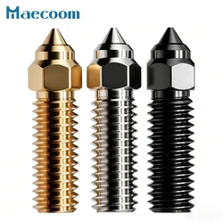 High-speed Volcano Nozzle Brass Copper Plated Hardened Steel For Creality K1/K1 Max/ Anycubic Vyper/Kobra / Sovol Sv06 Plus/Sv07