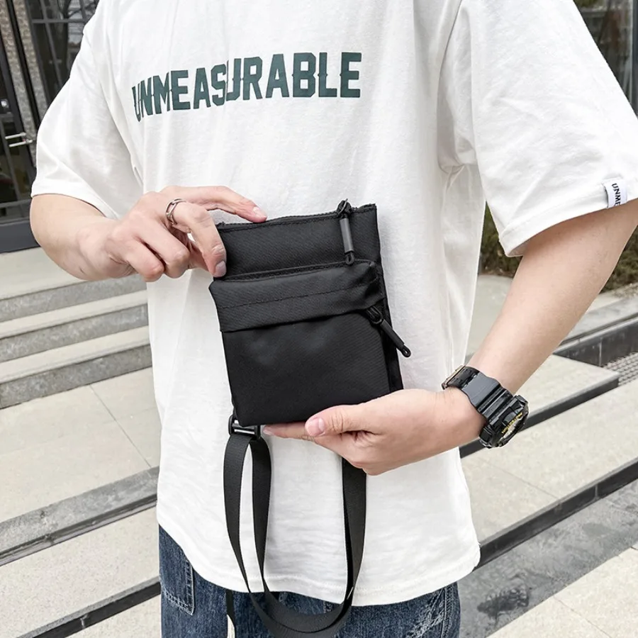 

Fashion simple foreign trend casual convenient shoulder bag class Oxford cloth men's bag commuting crossbody women's bags