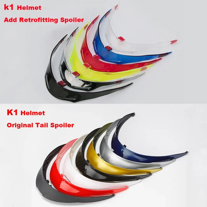 

Casco K1 Original Helmet Spoiler Motorcycle Helmet Accessories K1 Tail Refitting Spoiler Universal Not Applicable To S Size