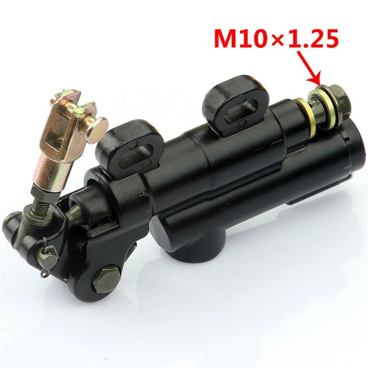 2PCS Universal Motorcycle Rear Hydraulic Brake Master Cylinder Pump for Yamaha Suzuki Kawasaki ATV Dirt Bike