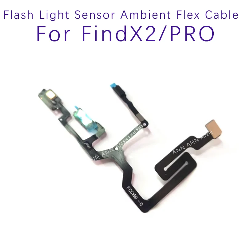 Flash Light Sensor Ambient Flex Cable For OPPO Find X2 X2Pro  Flashlight Sensor Proximity Microphone Flex Ribbon