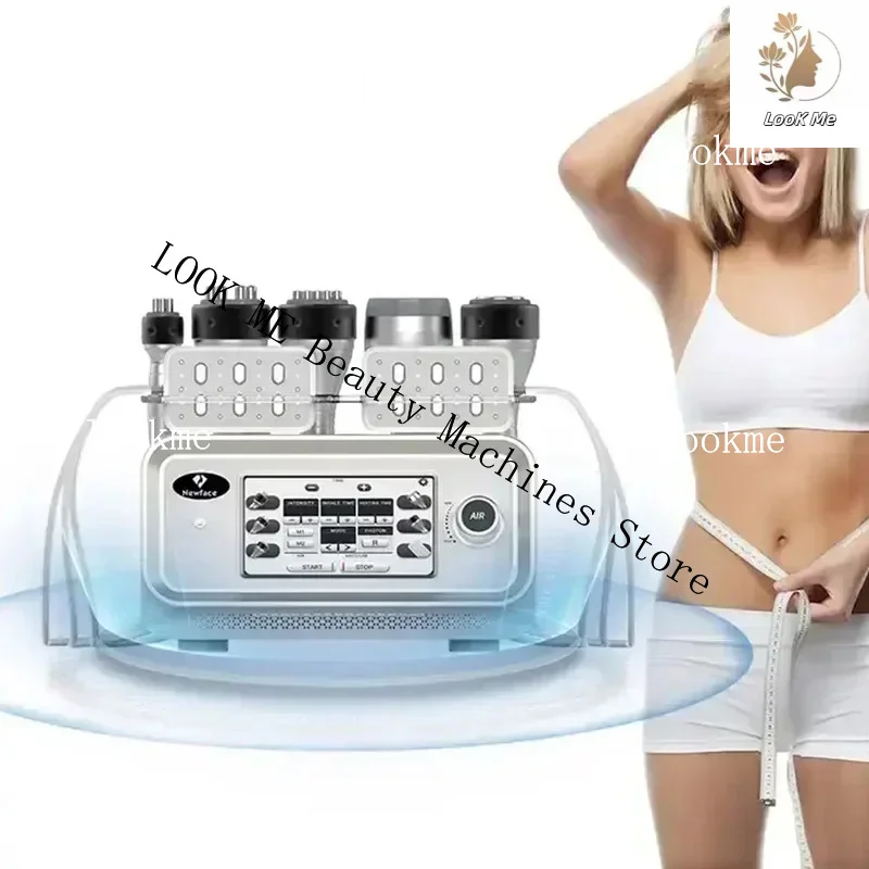 

New Arrival 6 In 1 40K Ultrasonic Cavitation Vacuum Radio Frequency Laser Body Shape Lipo Laser Slimming Machine for Home Use