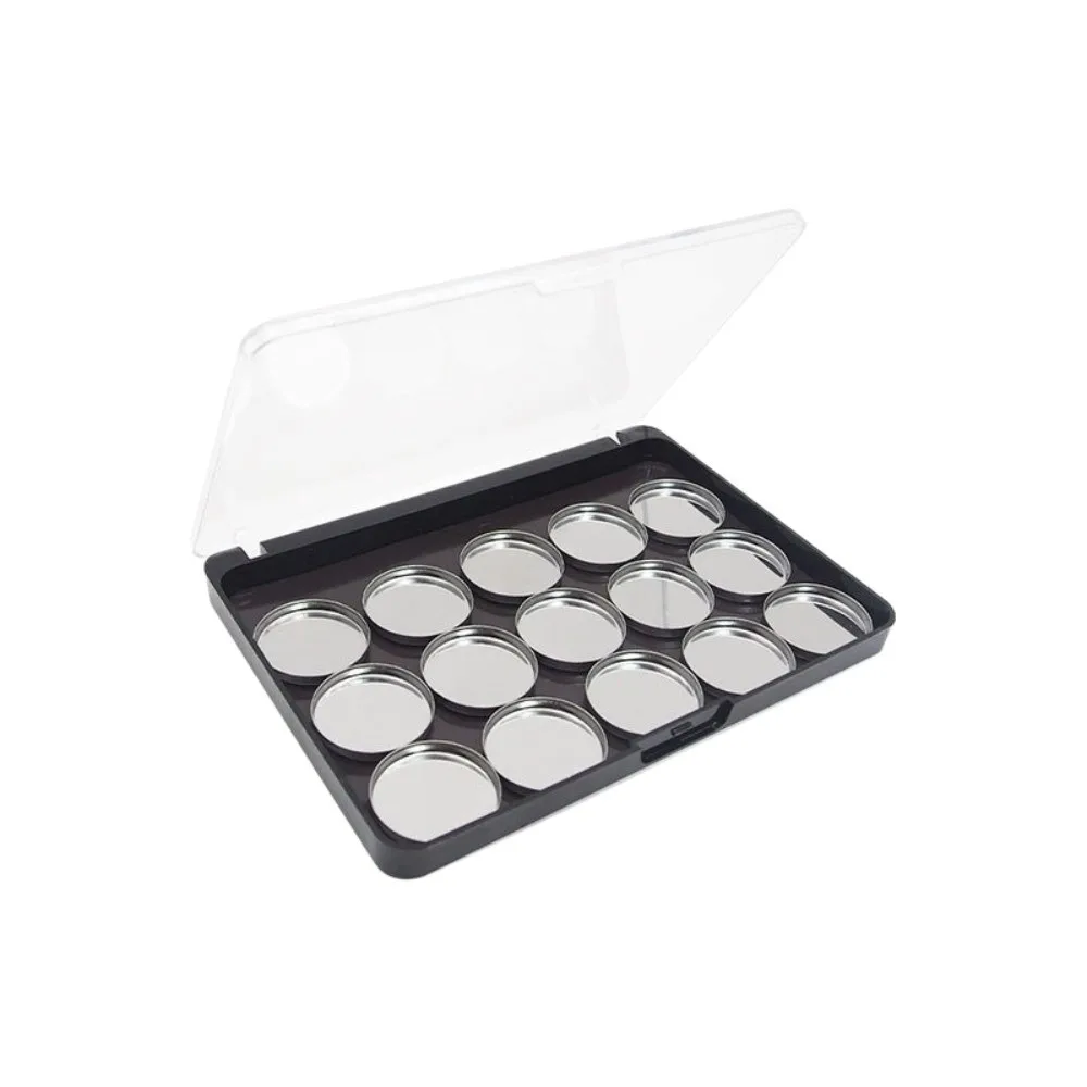 Refillable Multiple Grids Empty Magnetic Cosmetics Palette Portable Cosmetic Storage DIY Makeup Dispensing Box Professional