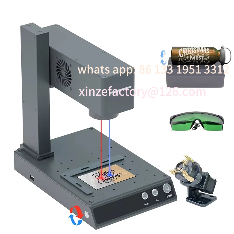 

Customizable DAJA Mr Carve M4 Fiber Laser Marking Machines Laser Printing Printer Laser Engraver for Gold Jewelry Wood Leather