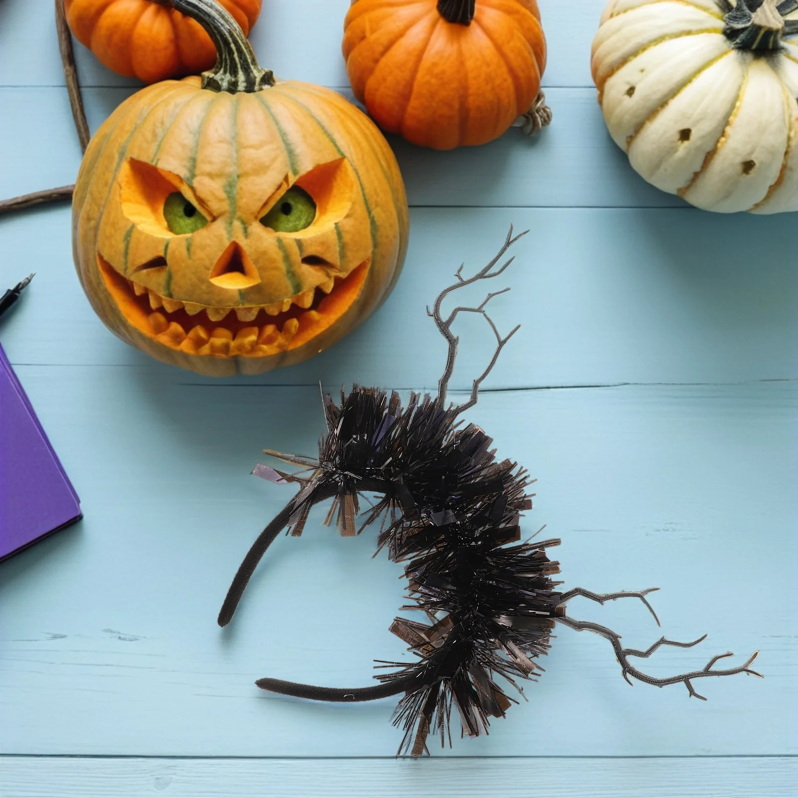 

4 Pcs Decor Dead Branches Hairband Goth Headband Gothic Festival Headbands Cosplay Headpiece Day of Black Women's