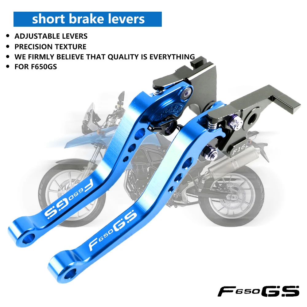 For BMW F 650 GS F650GS Dakar 2000-2007 2008-2012 Short Brake Clutch Lever Motorcycle Accessories Handles Lever