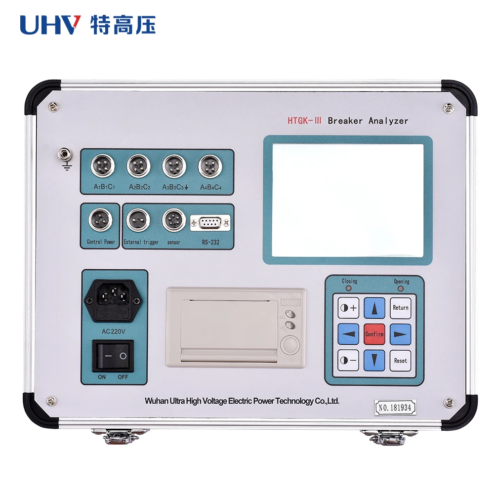 UHV-403 switchgear open and close time test set circuit breaker tester switch timing tester  circuit breaker analyzer