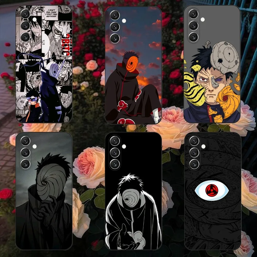 Anime O-ObitoS Phone Case For Samsung Galaxy A13,A21s,A22,A31,A32,A52,A53,A71,A80,A91 Soft Black Cover