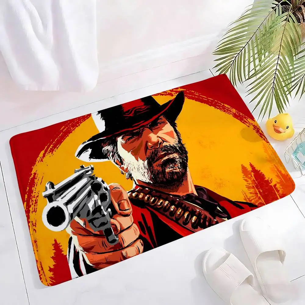 Tapisserie murale Kitchen-Red-Dead Redemption 2, couverture Art déco, rideau suspendu pour la maison, chambre à coucher, décoration de salon