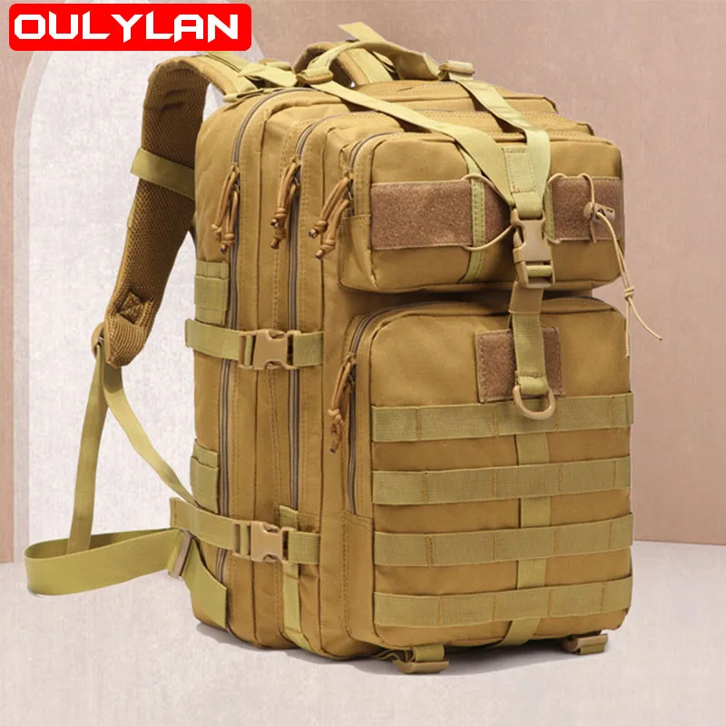 

Многофункциональный тактический рюкзак для отдыха на открытом воздухе, мужская сумка из оксфорда для атаки, дорожное спортивное снаряжение, повседневная сумка для кемпинга и верховой езды с флагом