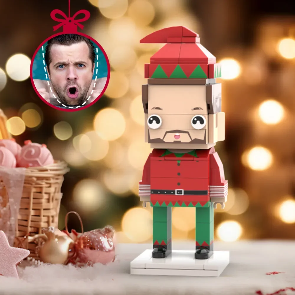 

Мои персонализированные кирпичные фигурки, фото-модели персонажей, украшения с изображением людей, особенный рождественский подарок для семьи