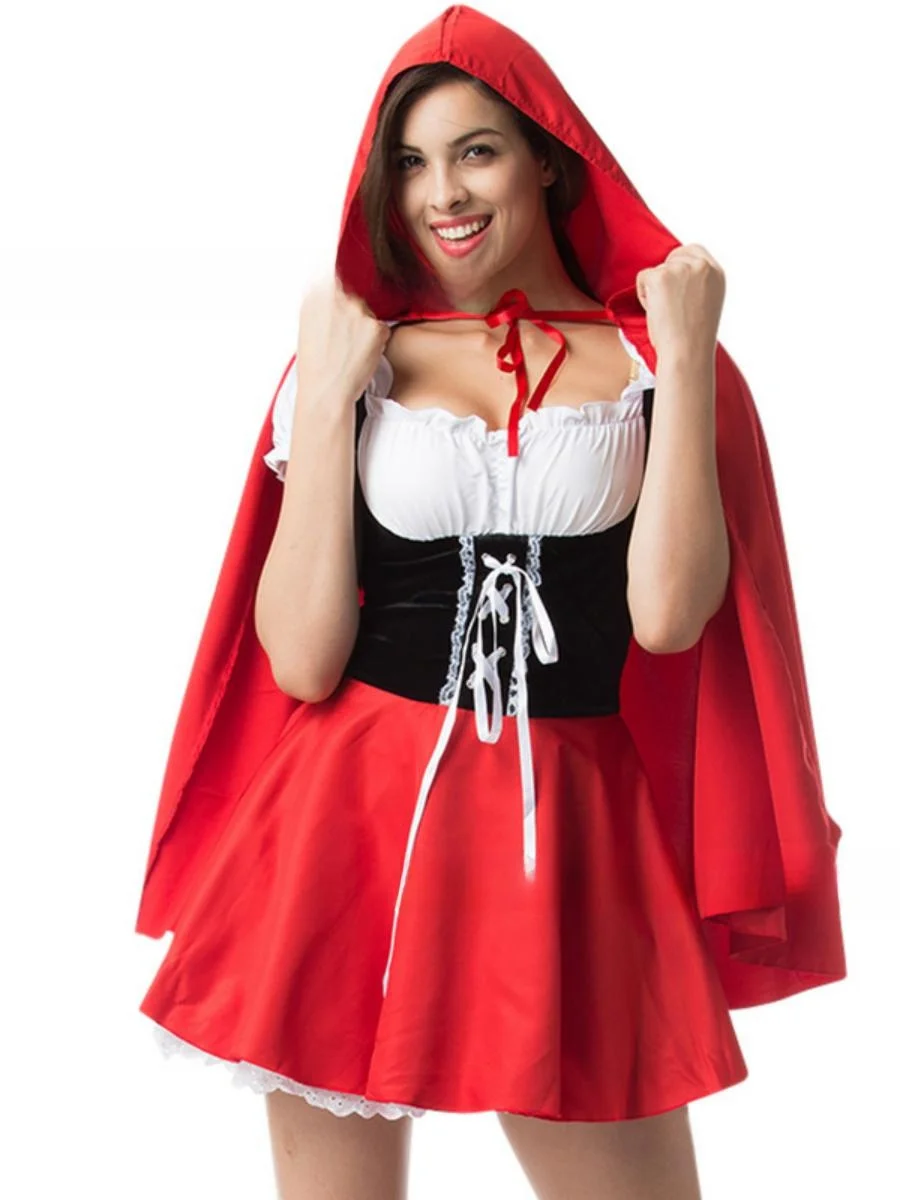 جديد أورمي خادمة زي الرداء الأحمر ليتل دور بلانغ Princ Cisas loween الساحرة الزي المرأة Faion