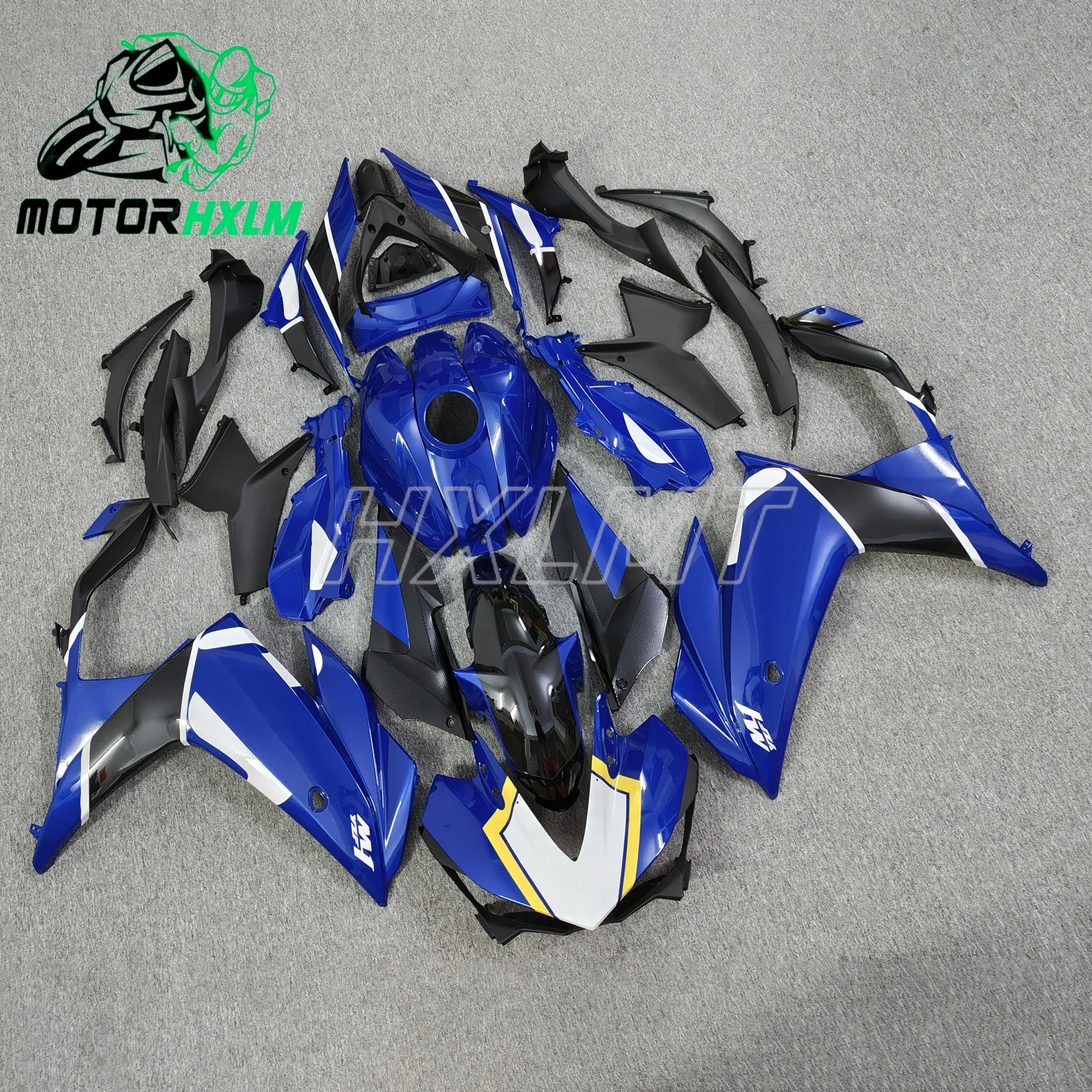 ABS Fairings for YAMAHA R25 2015 - 2018 R25 2016 Complete Panels 15 16 17 18 ABS Plastic Panels Kit Body Work Black white