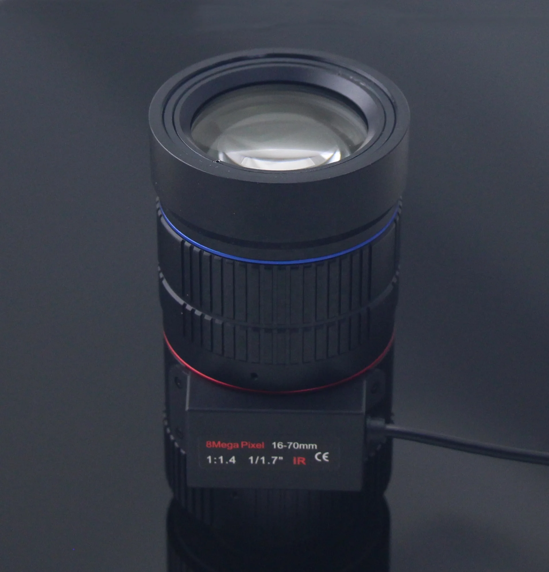 

Long Focal Length 4K 8 Megapixel 1/1.7" 16-70mm CCTV Lens with C Mount