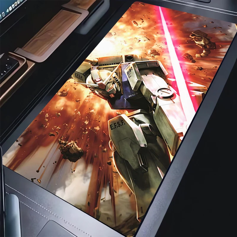 

Mouse Pad Mechanical Warrior RX-78-2 Gundam Gaming Mats PC Accessories Keyboard Pad Rubber Mousepad HD Laptop Desk Mat Mouse Mat