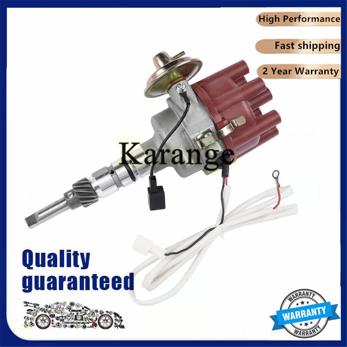 

19100-61180 1910061180 Electronic Distributor for Toyota Land Cruiser 2F 4.2L 3F 4.0L FJ40 - FJ80 Carby 1975-1992