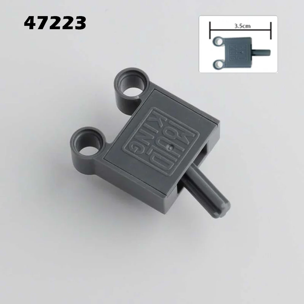MOC Bricks Technische Teile Pneumatikpumpe Small V2 mit verstärktem Zylinderschlauch, Luftkraftsteine, kompatibel mit 8800 Blöcken