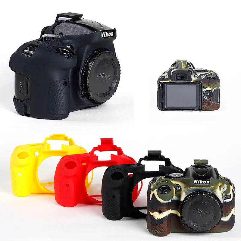 

Мягкая силиконовая сумка для камеры Nikon D5200, силиконовый чехол, резиновый чехол для камеры Nikon D5200, защитный чехол для корпуса, кожа