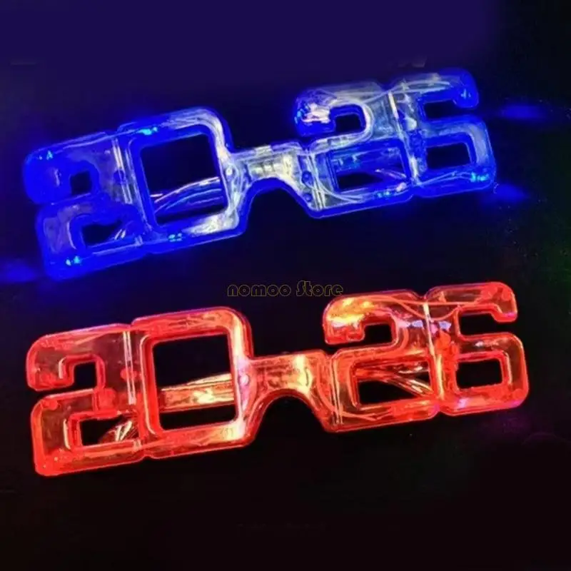 نظارات مضيئة 31BF مع 3 أوضاع إضاءة، نظارات LED، نظارات متوهجة لحفلات الهذيان، الزفاف، أعياد الميلاد، الحفلات الموسيقية، السنة #5