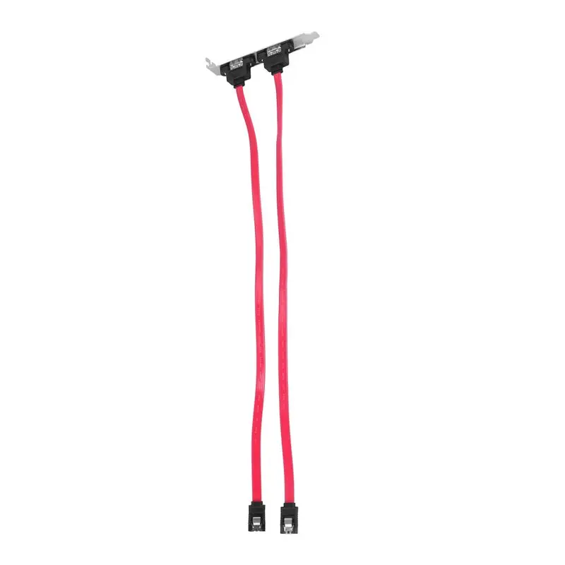 A426F Perfect ★◀◁Dual Port SATA Serial Cable to ESATA Bracket Adapter Cable