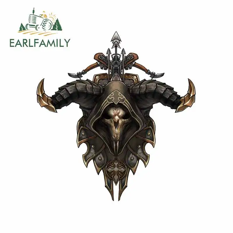 EARLFAMILY 13cm Diablo Demon Game Car Stickers Vinyl Car Wrap Scratch-Proof Graffiti Sticker Motorcycle Graffiti Sticker Decal