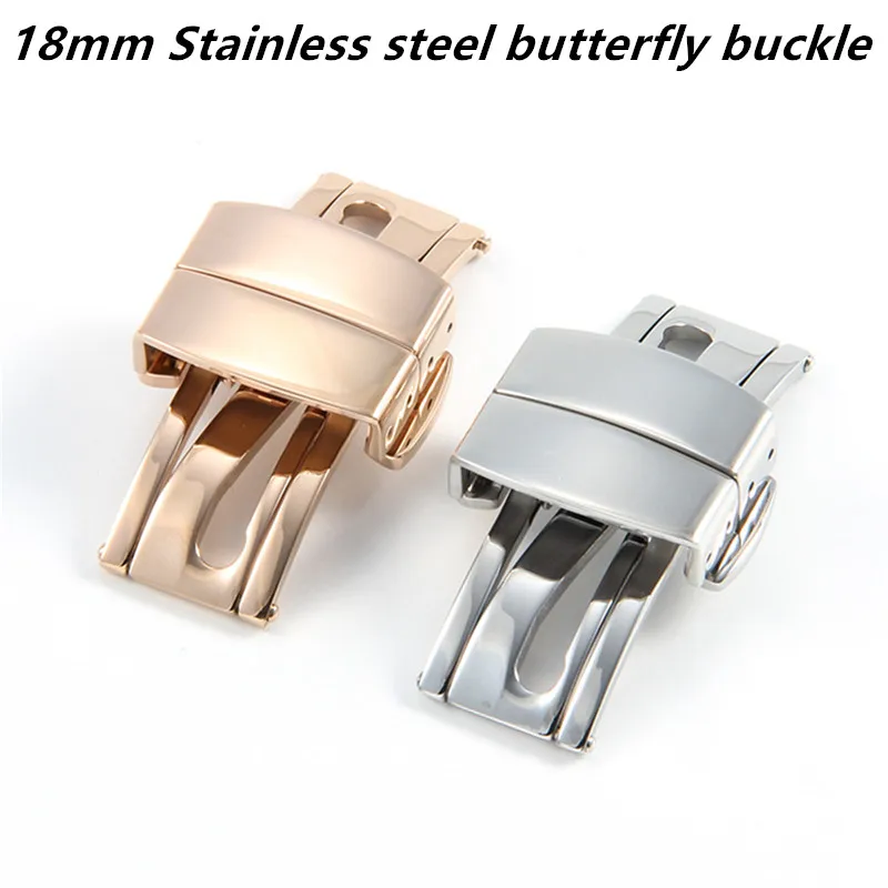 18mm Stainless steel Butterfly folding buckle For Patek Philippe Pp Grenade 5067 5068 Series Watch buckle 5164 5167